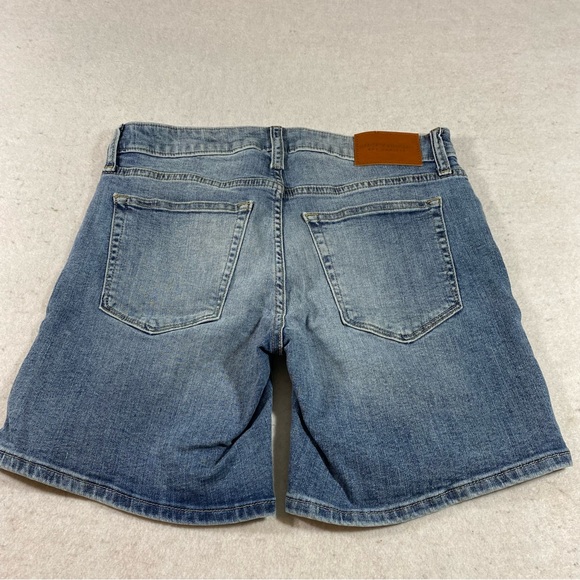 Lucky Brand Shorts The Roll Up Shorts Button Fly Jean Shorts Distressed … - Picture 5 of 11